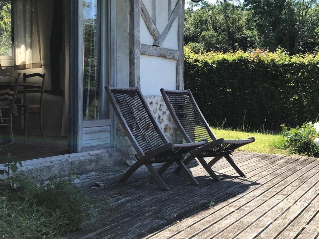 Chaumiere Aux Portes D'Honfleur Manneville-la-Raoult ภายนอก รูปภาพ